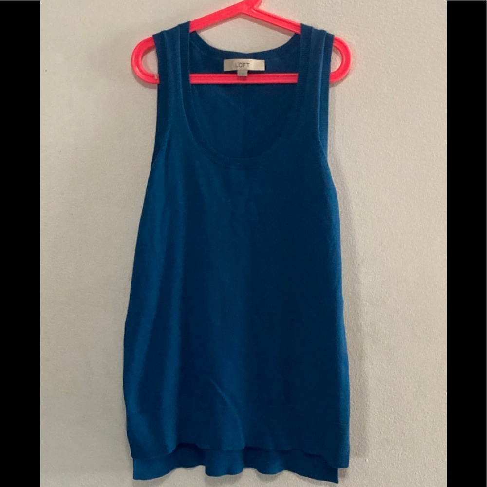 Ann Taylor Loft Blue tank top